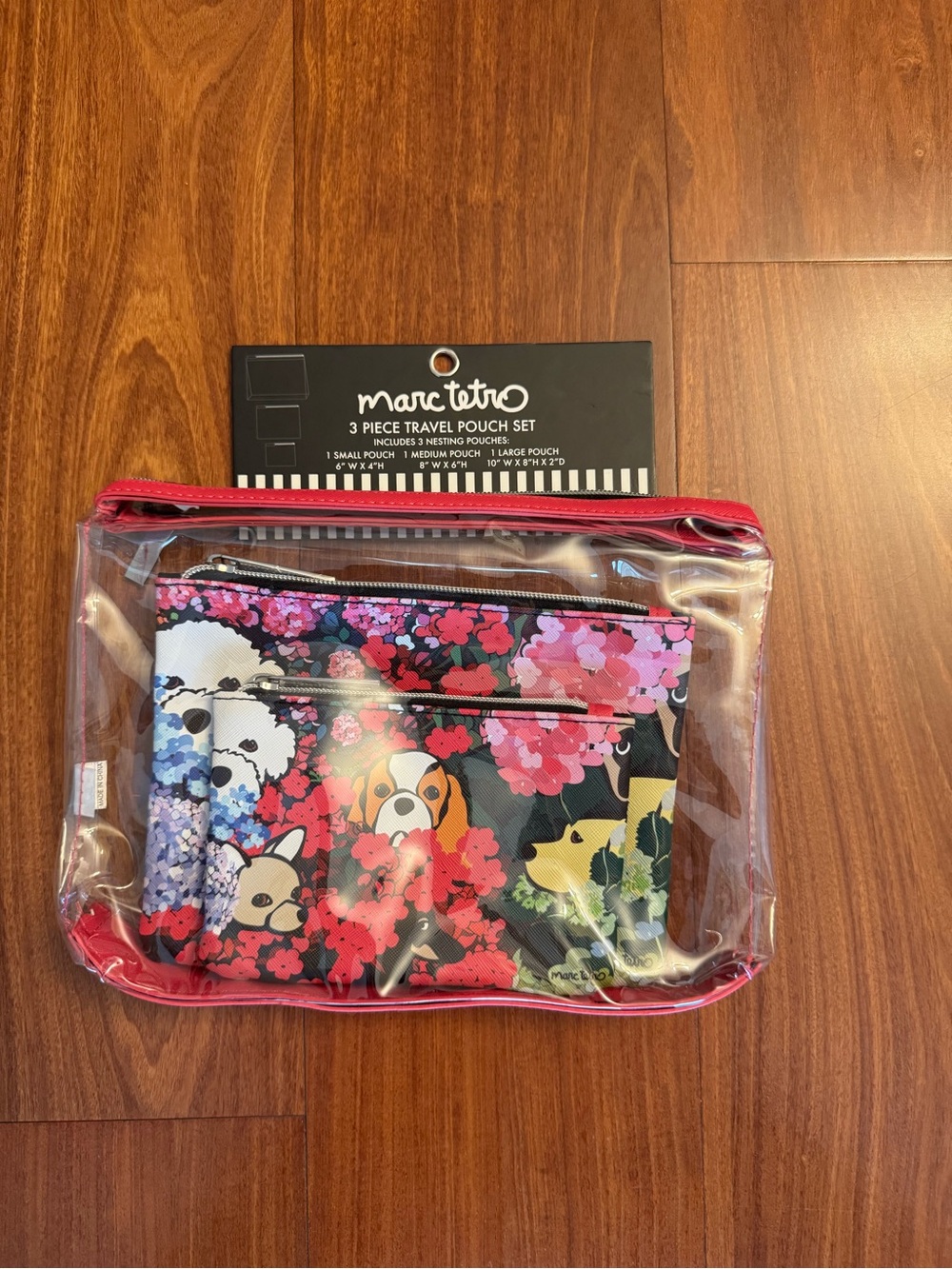 Marc Tetro 3 Piece Travel Pouch Set